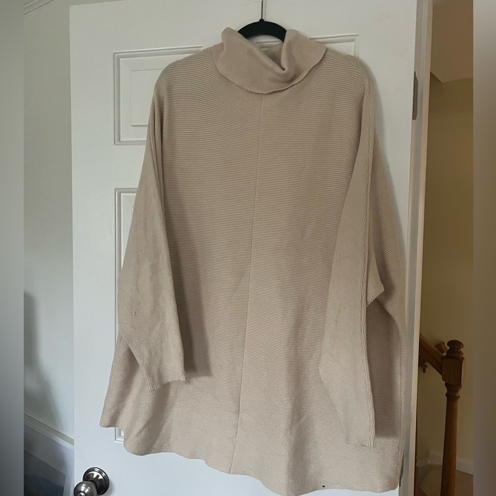 Cream Tunic Sweater